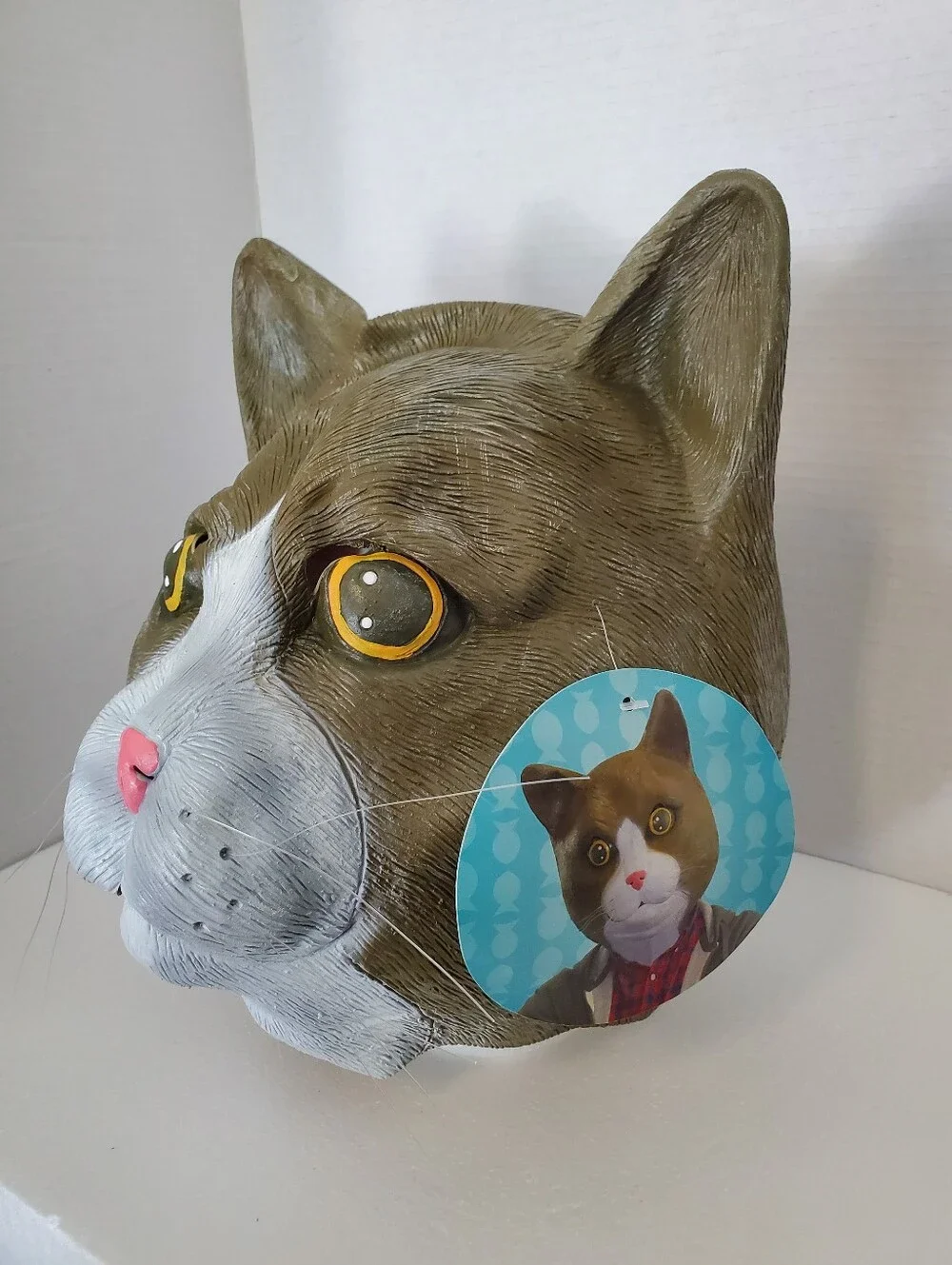 NEW Kitty Cat Latex Mask NWT BIG MOUTH TOYS Buster Brown